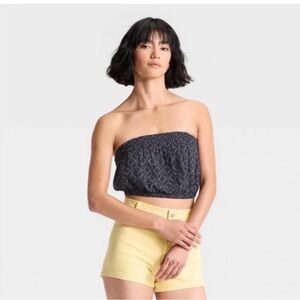 Universal Threads Tube Top Navy Blue XS New with Tags